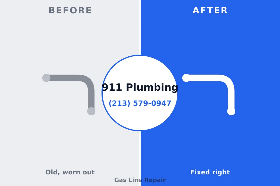Before and after: plumbing repair Tunica Resorts, MS